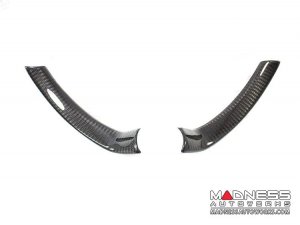 Alfa Romeo Giulia Steering Wheel Trim - Carbon Fiber - Lower Side Cover Set - Pre '20 Models
